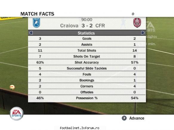 craiova cfr fifa 08  - liga 1 (editia 1)