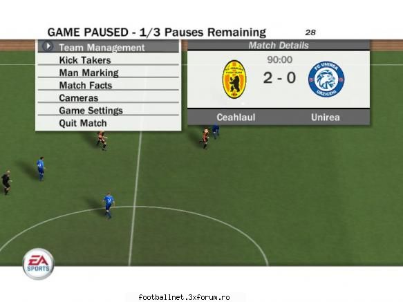 ceahlaul urziceni 1-1 fifa 08  - liga 1 (editia 1)